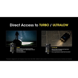 Nitecore TINI3 Nyckelringsficklampa 600 lumen, Grå